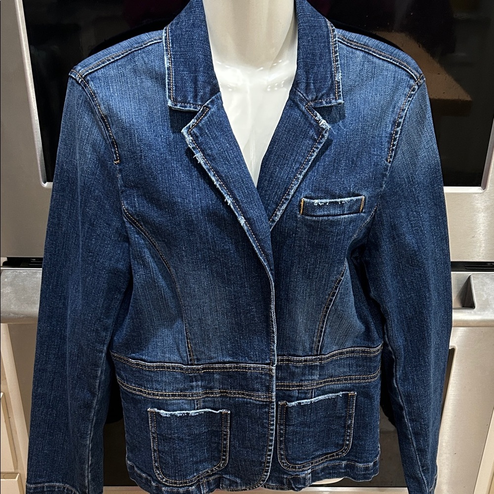 Old Navy Dark Blue Jean Jacket